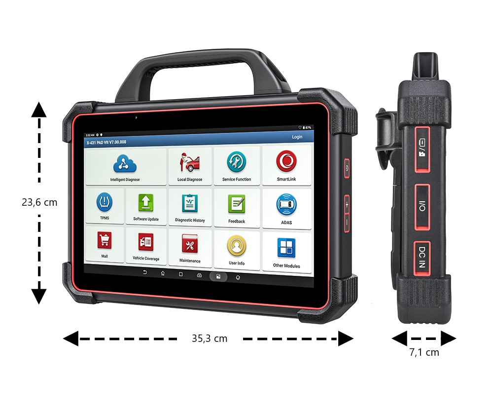 Autodiagnostika LAUNCH X431 PAD VII (4)